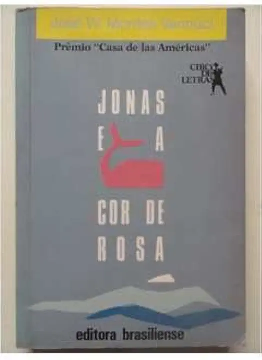 Capa do Livro Jonas e a Baleia Cor de Rosa - José W. Montes Vannuci