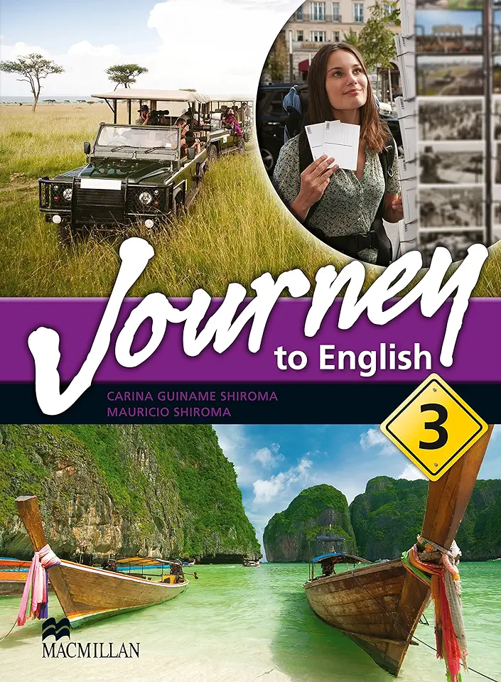 Capa do Livro Journey to English 3 - Carina Guiname Shiroma - Carina Guiname Shiroma e Mauricio Shiroma