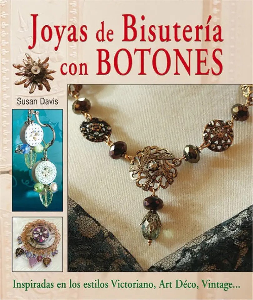 Capa do Livro Joyas de Bisuteria con Botones - Davis