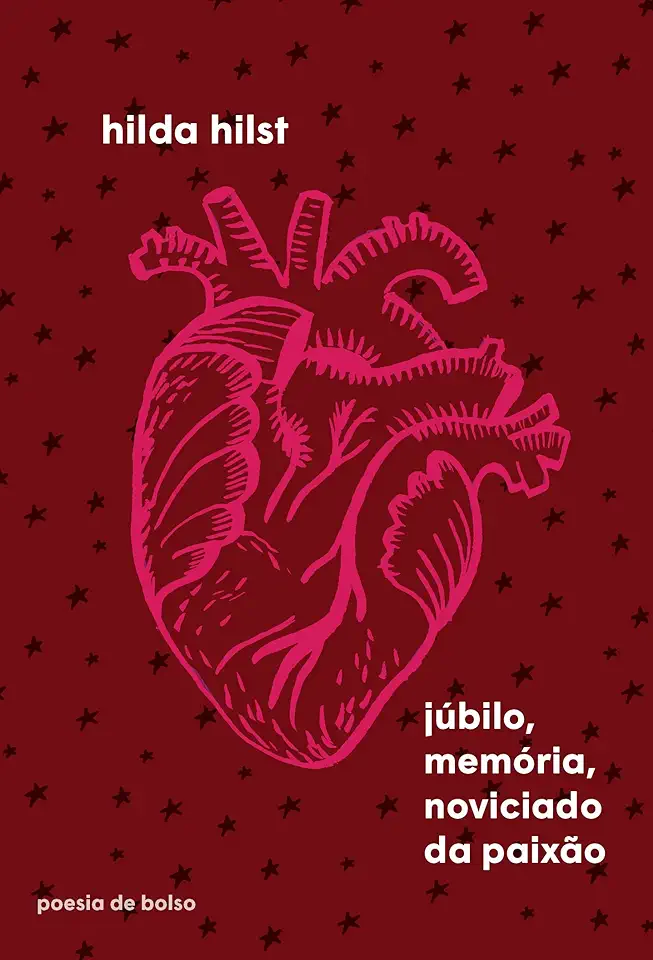 Capa do Livro Jubilo, Memoria, Noviciado da Paixao - Hilda Hilst