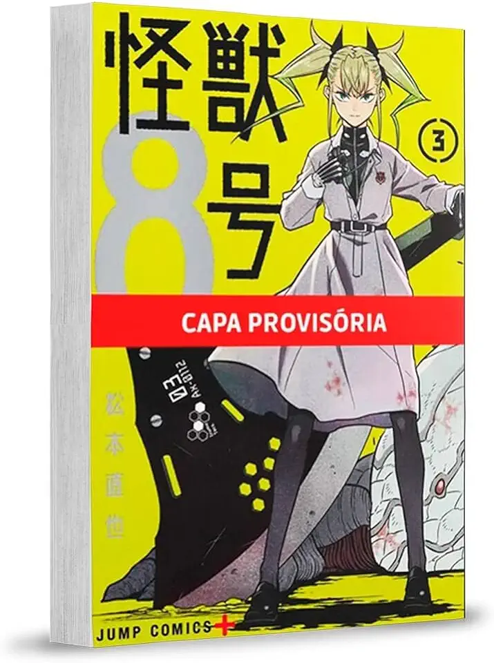 Capa do Livro Kaiju N.° 8 - 03 - Matsumoto, Naoya