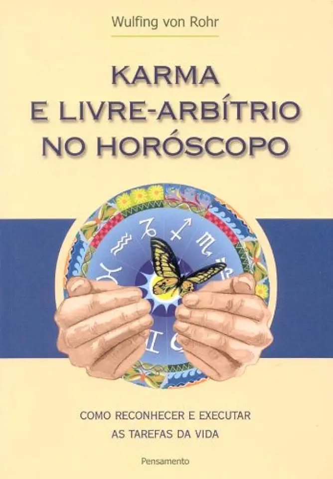 Capa do Livro Karma e Livre-arbítrio no Horóscopo - Wulfing Von Rohr