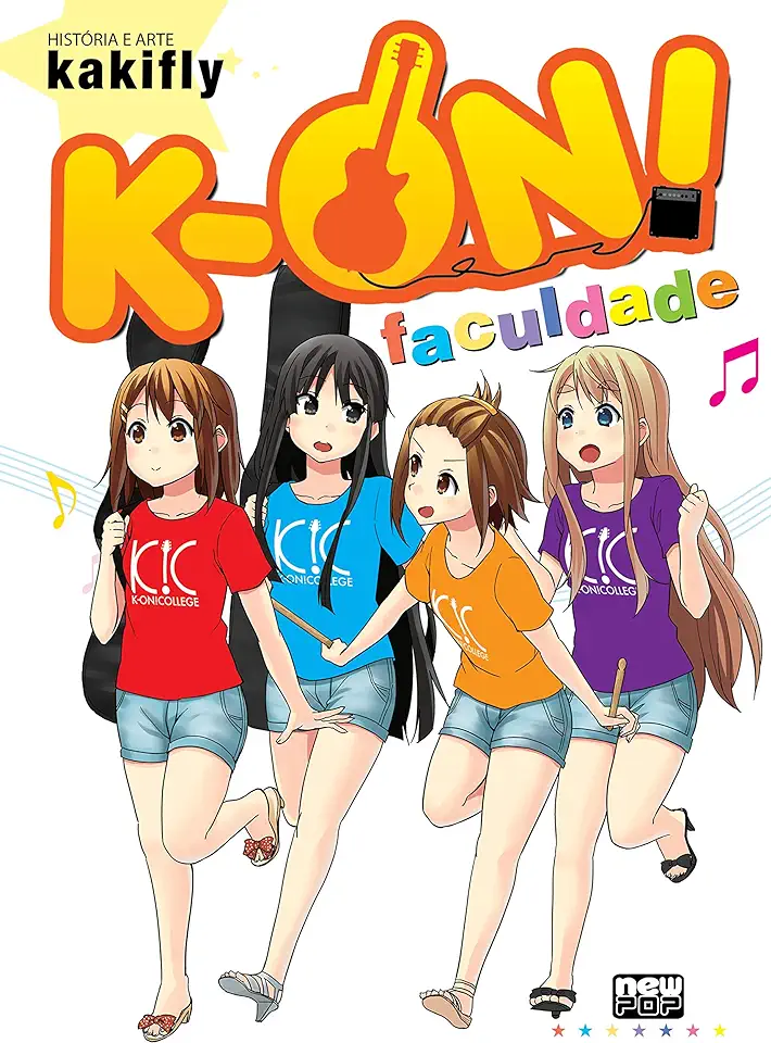 Capa do Livro K-on! Faculdade - Kakifly