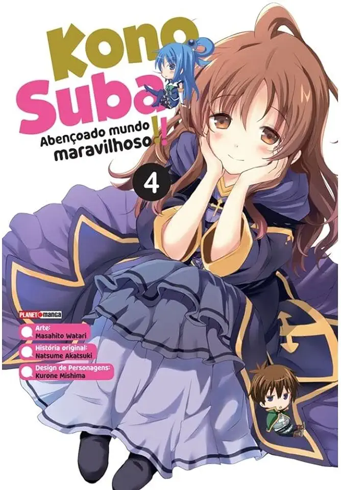 Capa do Livro Konosuba: Abençoado Mundo Maravilhoso! Vol. 4 - Natsume Akatsuki