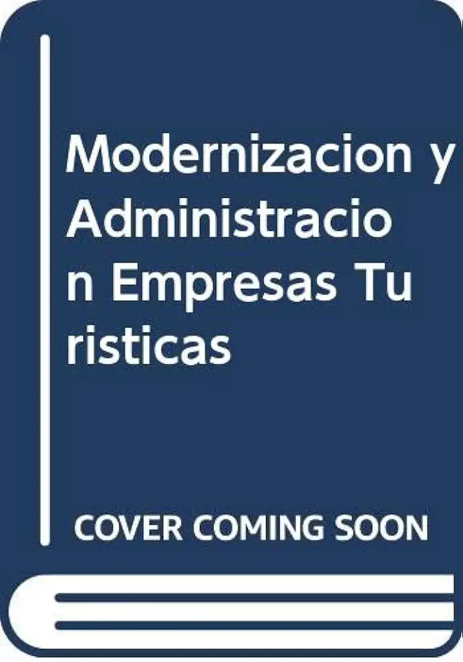 Capa do Livro La Modernizacion y Administracion de Empresas Turisticas - Cesar Ramirez Cavassa