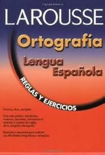 Capa do Livro Larousse Ortografia de La Lengua Española - Larousse