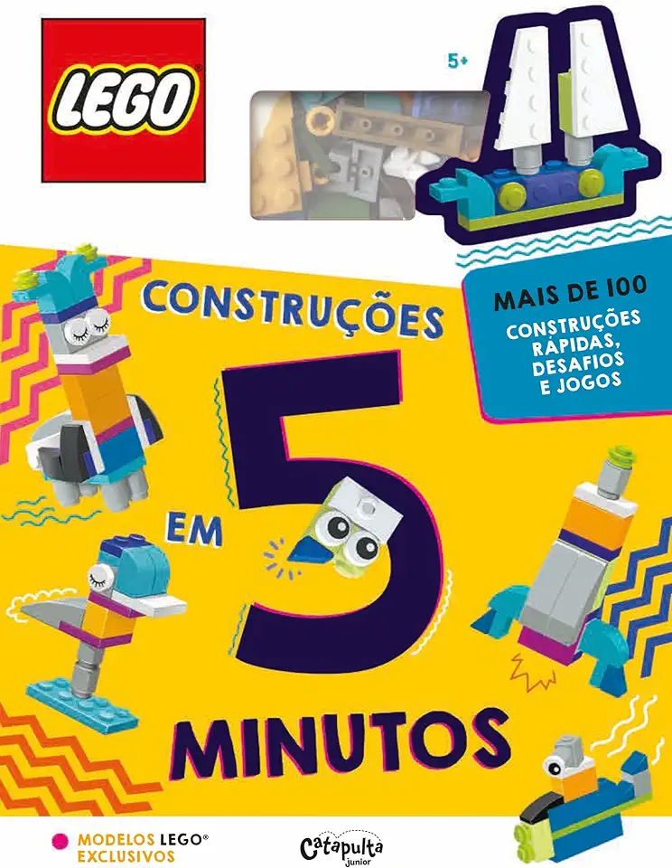 Capa do Livro Lego - Construções Em 5 Minutos - Editora Catapulta