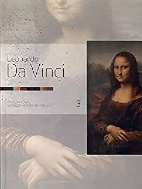 Capa do Livro Leonardo da Vinci Coleção Folha Grandes Mestres da Pintura - Leonardo da Vinci