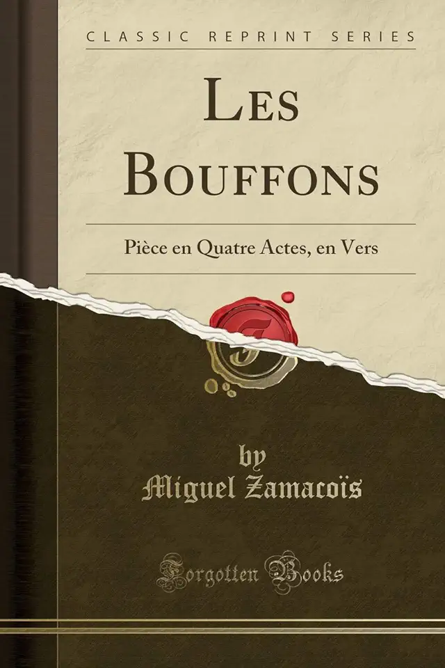 Capa do Livro Les Bouffons - Miguel Zamacóis