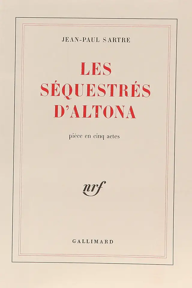 Capa do Livro Les Séquestrés Daltona - Jean Paul Sartre