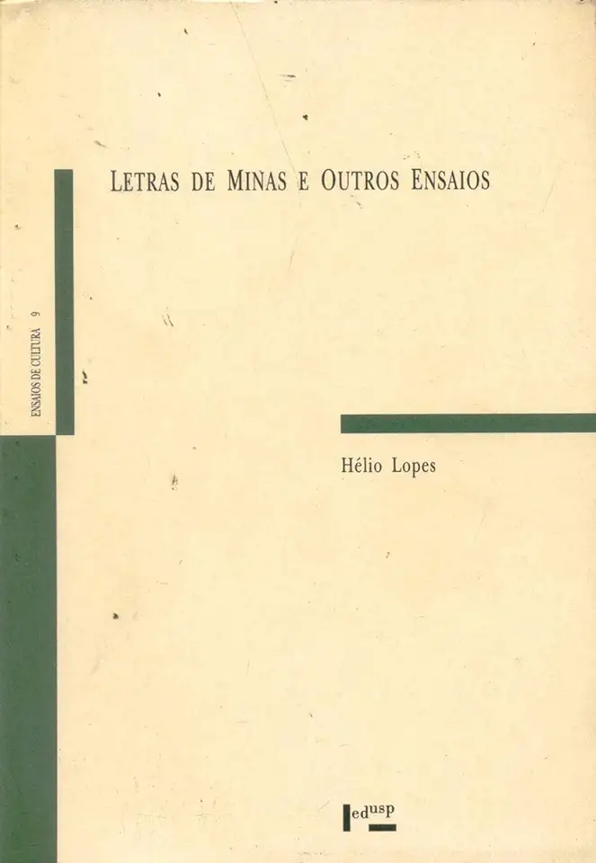 Capa do Livro Letras de Minas e Outros Ensaios - Hélio Lopes