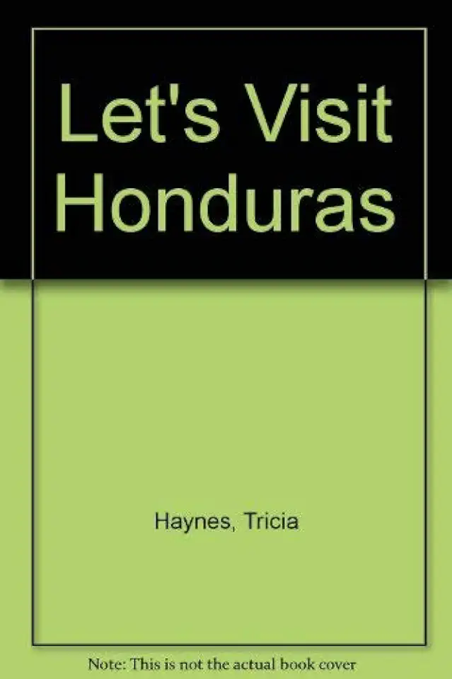 Capa do Livro Lets Visit Honduras - Tricia Haynes