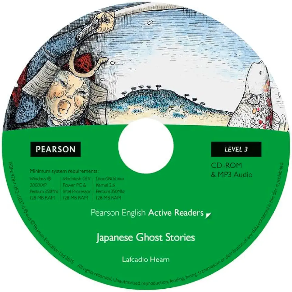 Capa do Livro Level 3: Japanese Ghost Stories Book And Multi-Rom With Mp3 Pack - Pearson