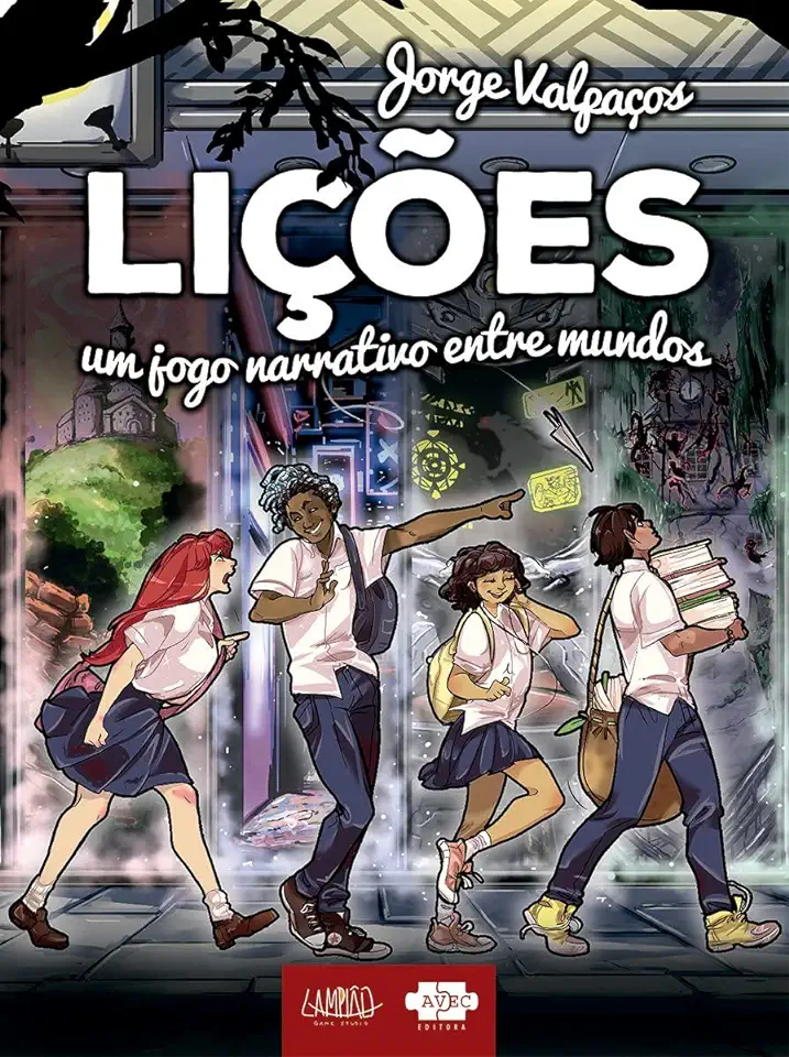 Capa do Livro Lições RPG: um jogo narrativo entre mundos - Jorge Valpaços