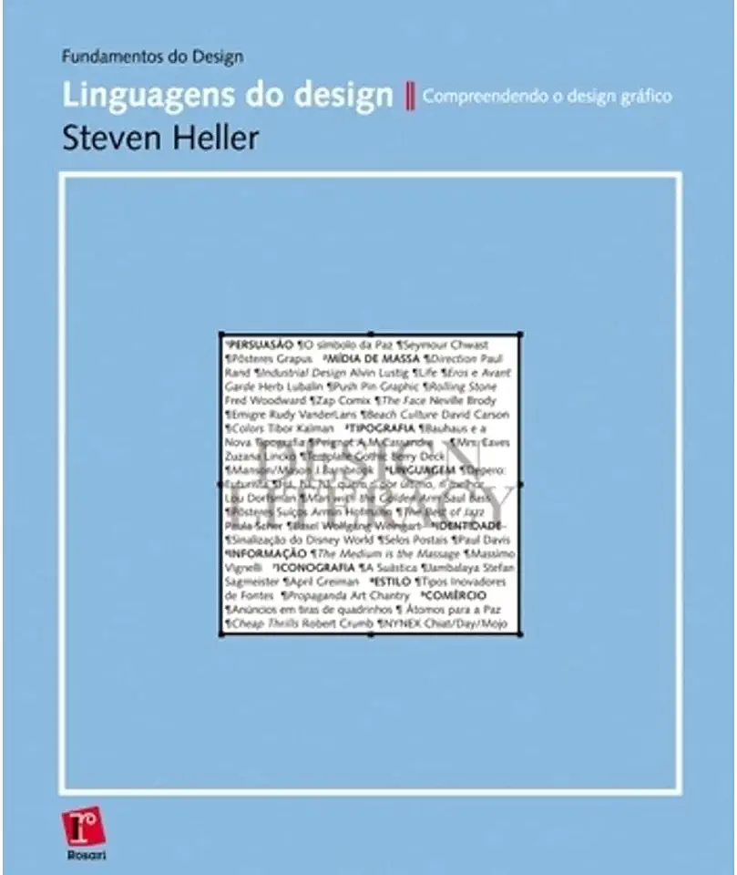 Capa do Livro Linguagens do Design Compreendendo o Design Gráfico - Steven Heller