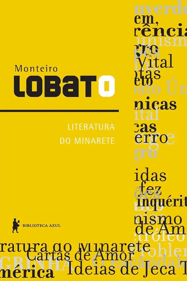 Capa do Livro Literatura do Minarete - Monteiro Lobato