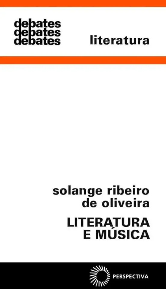 Capa do Livro Literatura e Música - Solange Ribeiro de Oliveira