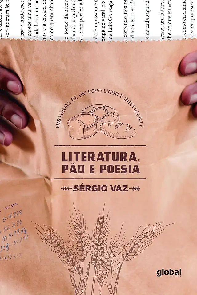 Capa do Livro Literatura, Pão e Poesia - Sérgio Vaz