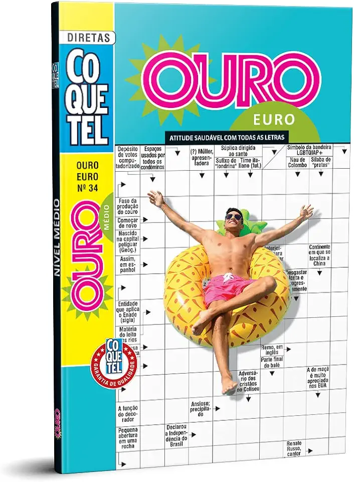 Capa do Livro Livro Coquetel Ouro Euro nível médio Ed 34 - Coquetel, Equipe