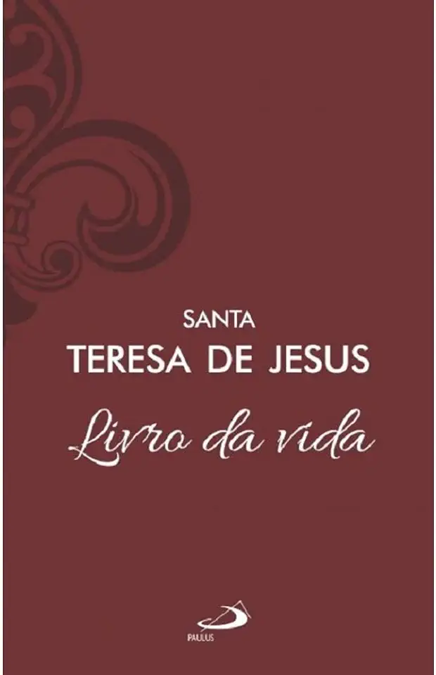 Capa do Livro Livro da vida - Jesus Santa Teresa de