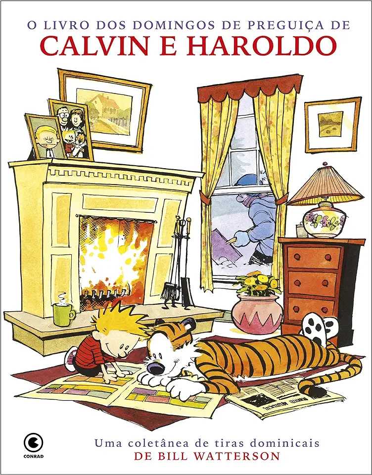 Capa do Livro Livro dos Domingos de Preguiça de Calvin e Haroldo, O - Bill Watterson