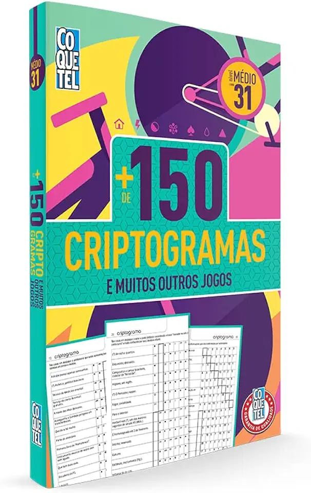 Capa do Livro Livro Mais 150 Criptos Nível Médio Ed 31 - Coquetel