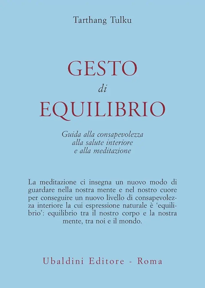 Capa do Livro Gestos de Equilíbrio - Tarthang Tulku