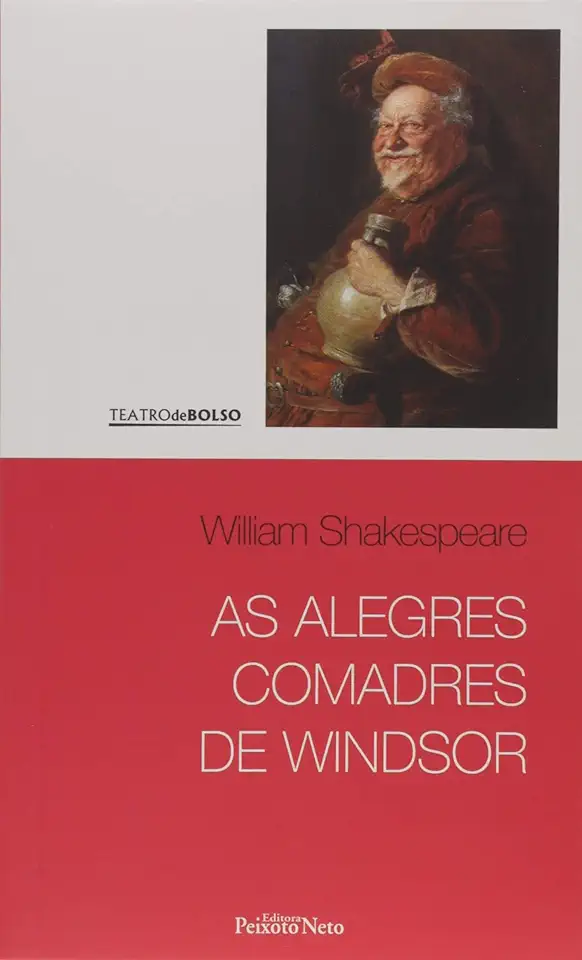 Capa do Livro As Alegres Comadres de Windsor - William Shakespeare