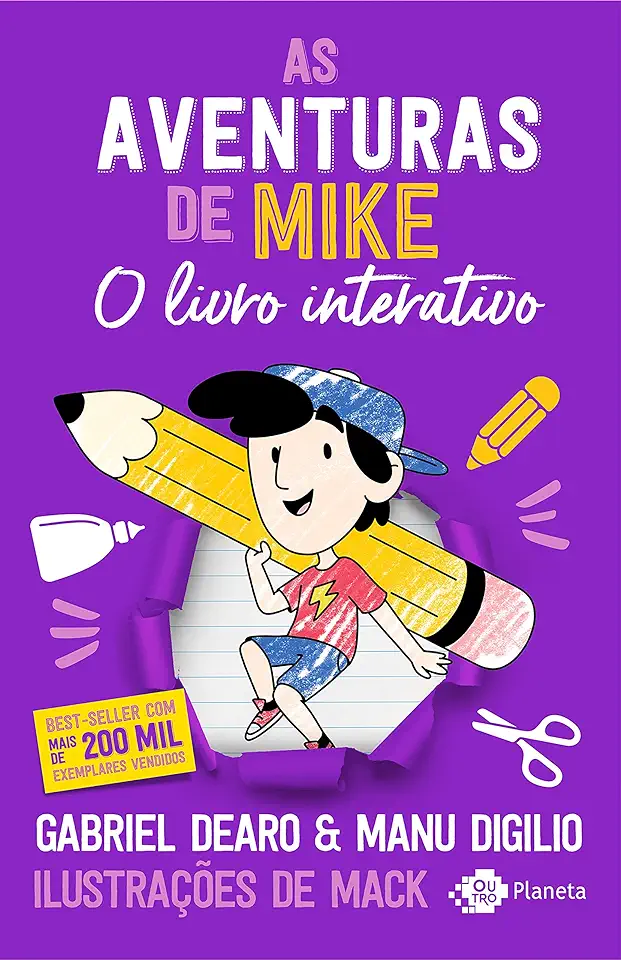 Capa do Livro As Aventuras de Mike - o Livro Interativo - Gabriel Dearo & Manu Digilio