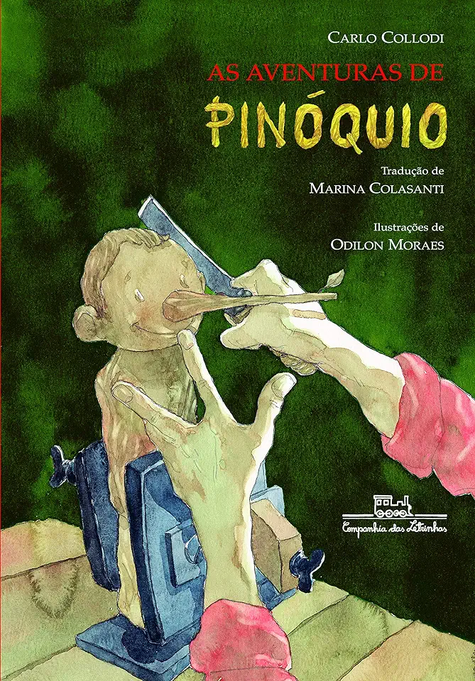 Capa do Livro As Aventuras de Pinoquio - Collodi Carlo