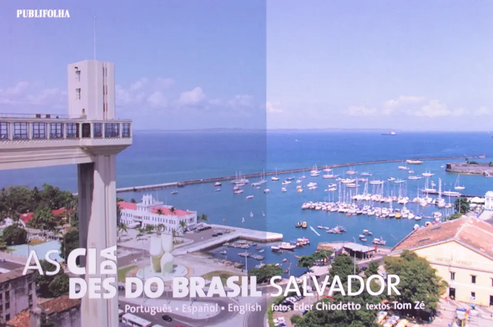 Capa do Livro As Cidades do Brasil - Salvador - Eder Chiodetto / Tom Zé