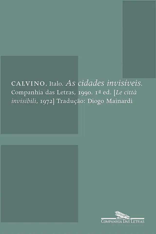 Capa do Livro As Cidades Invisíveis - Italo Calvino