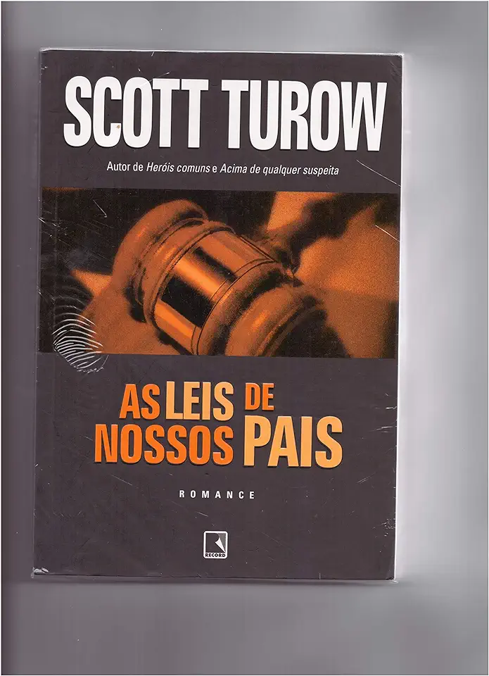 Capa do Livro As Leis de Nossos Pais - Scott Turow