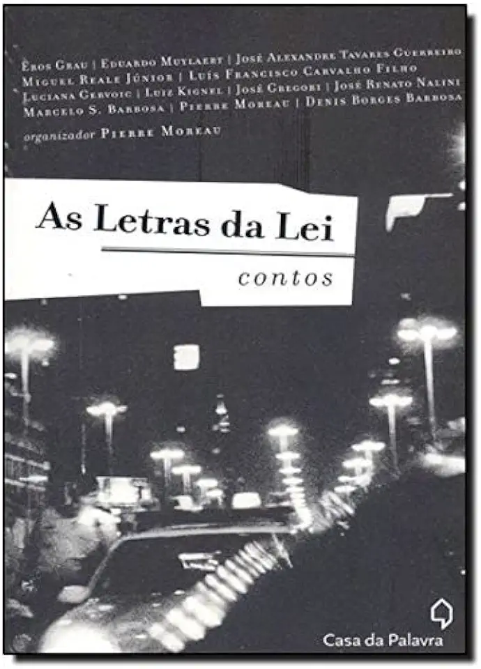 Capa do Livro As Letras da Lei - Pierre Moreau