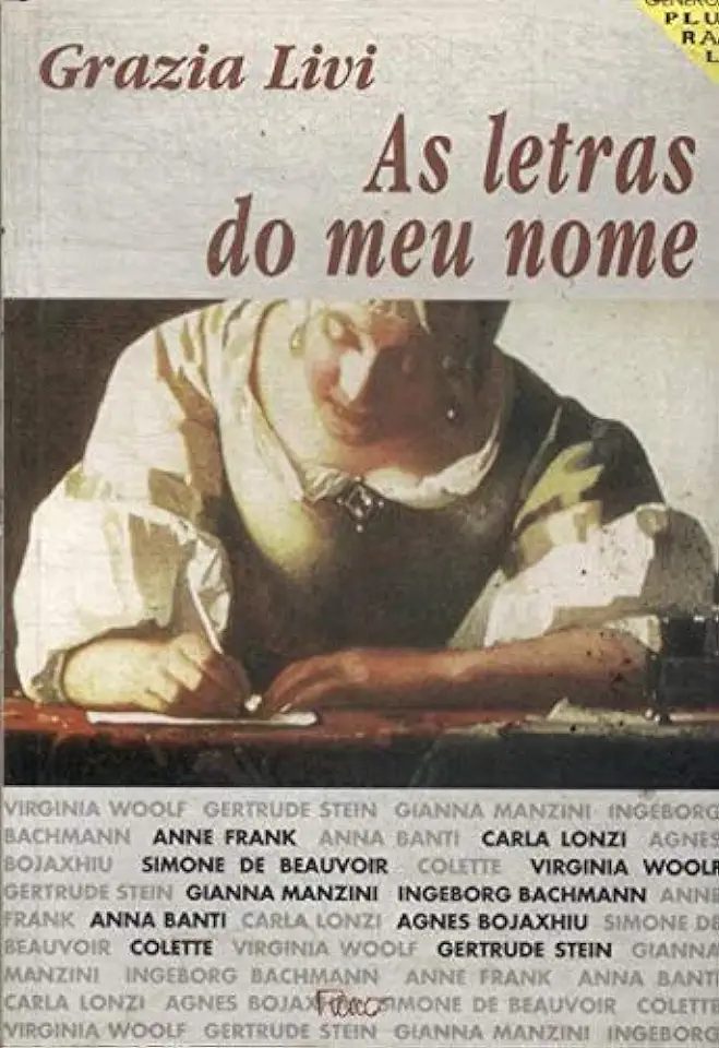 Capa do Livro As Letras do Meu Nome - Grazia Livi