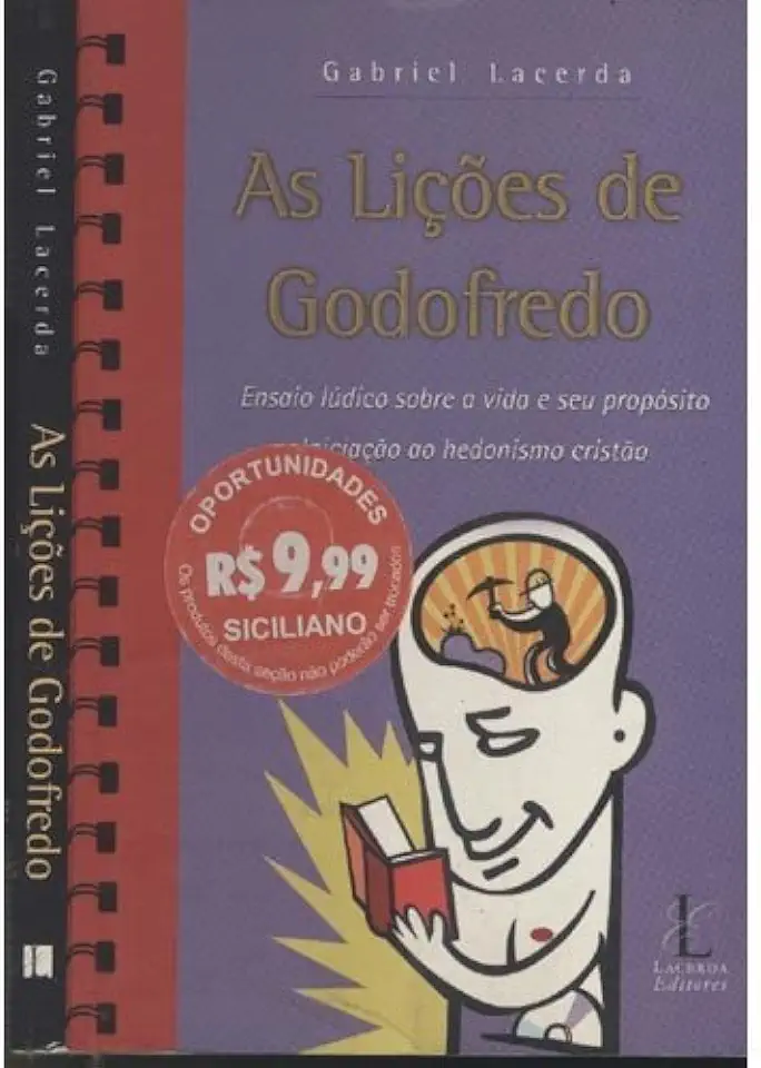 Capa do Livro As Lições de Godofredo - Gabriel Lacerda