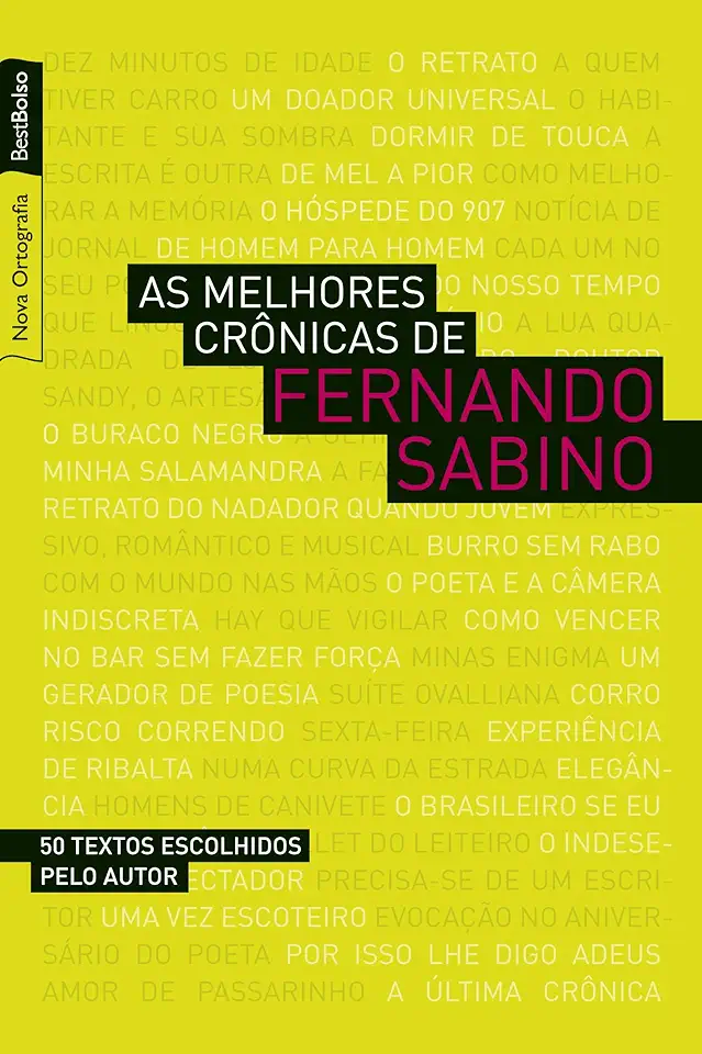 Capa do Livro As Melhores Crônicas de Fernando Sabino - Fernando Sabino