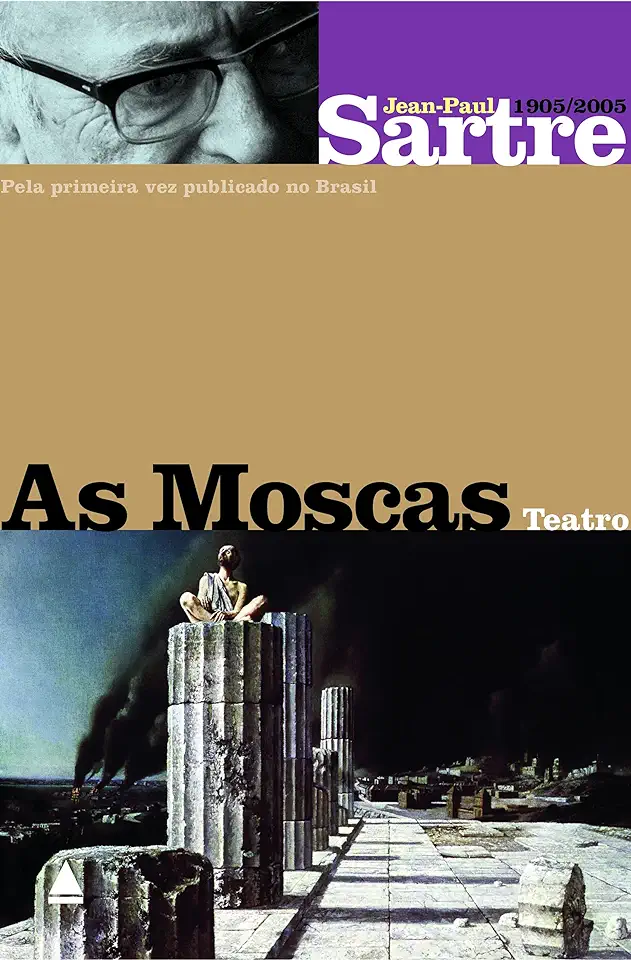 Capa do Livro As Moscas - Jean - Paul Sartre