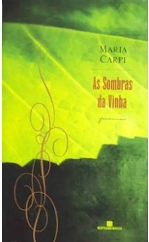 Capa do Livro As Sombras da Vinha - Maria Carpi