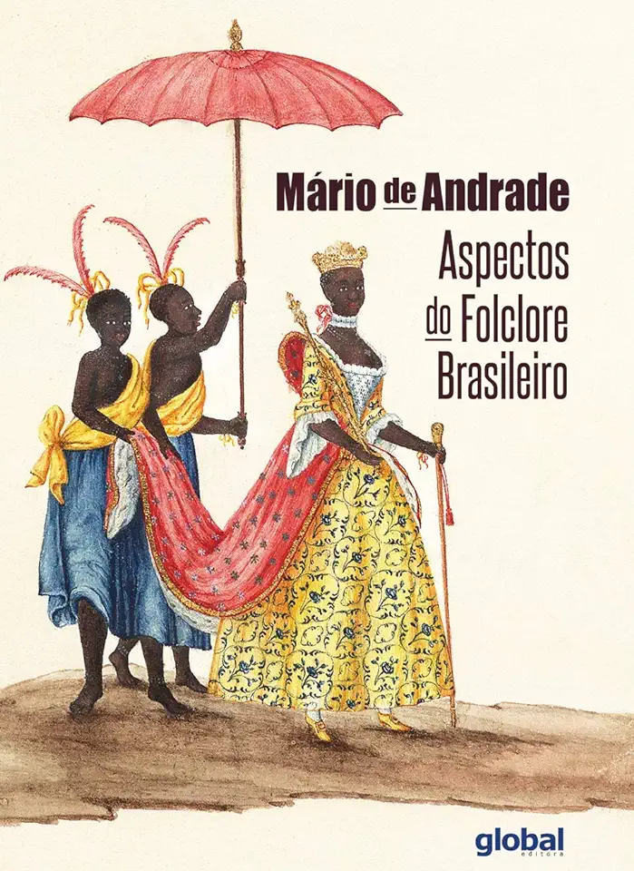 Capa do Livro Aspectos do Folclore Brasileiro - Andrade, Mário de