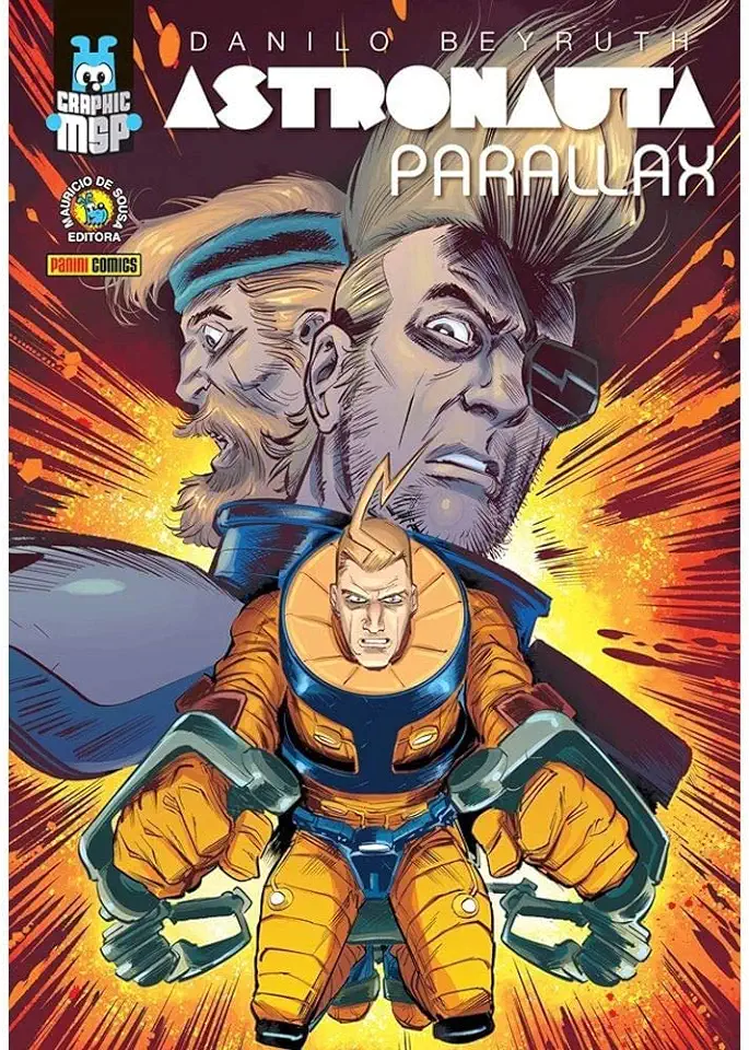 Capa do Livro Astronauta: Parallax (Graphic MSP) - Capa Cartão - Danilo Beyruth,Mauricio De Sousa,Danilo Beyrut