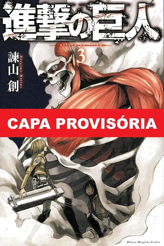 Capa do Livro Ataque dos Titãs  02 - Hajime Isayama