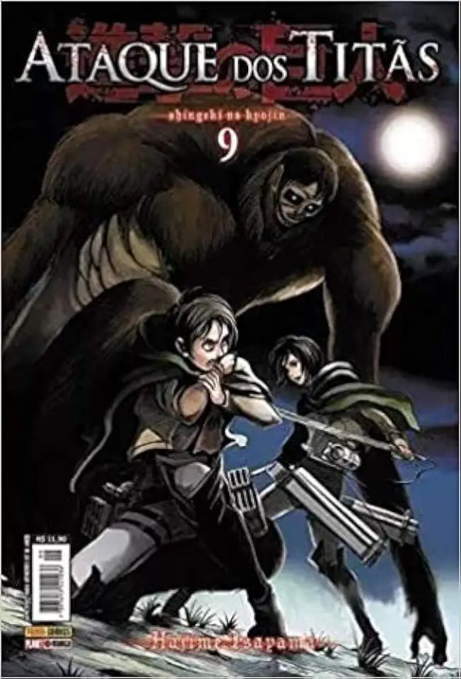 Capa do Livro Ataque Dos Titãs - 09 - Hajime Isayama