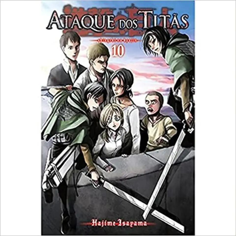 Capa do Livro Ataque Dos Titãs - 10 - Hajime Isayama