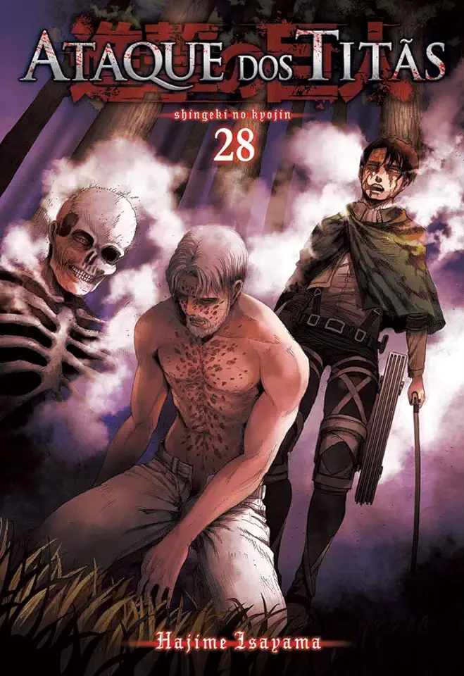 Capa do Livro Ataque dos Titãs - 28 - Isayama, Hajime