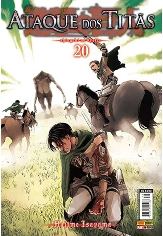 Capa do Livro Ataque Dos Titãs - Série Original - Vol. 20 - Isayama, Hajime