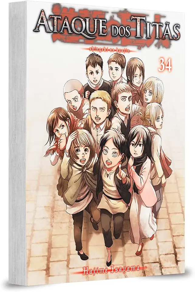 Capa do Livro Ataque Dos Titas Vol 34 Ed Especial - Hajime Isayama