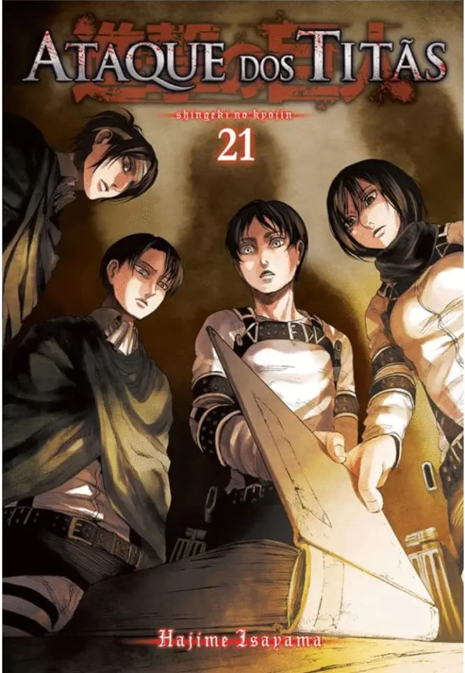 Capa do Livro Ataque Dos Titas - Vol.21 - Hajime Isayama