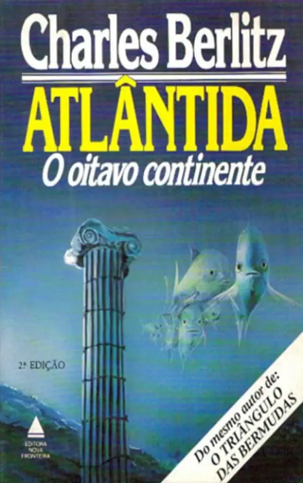 Capa do Livro Atlântida o Oitavo Continente - Charles Berlitz