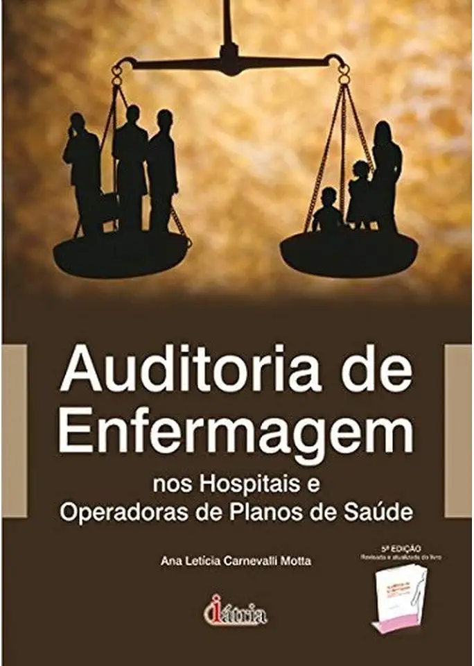 Capa do Livro Auditoria de enfermagem nos hospitais e operadoras de planos de saúde - Ana Letícia Carnevalli Motta